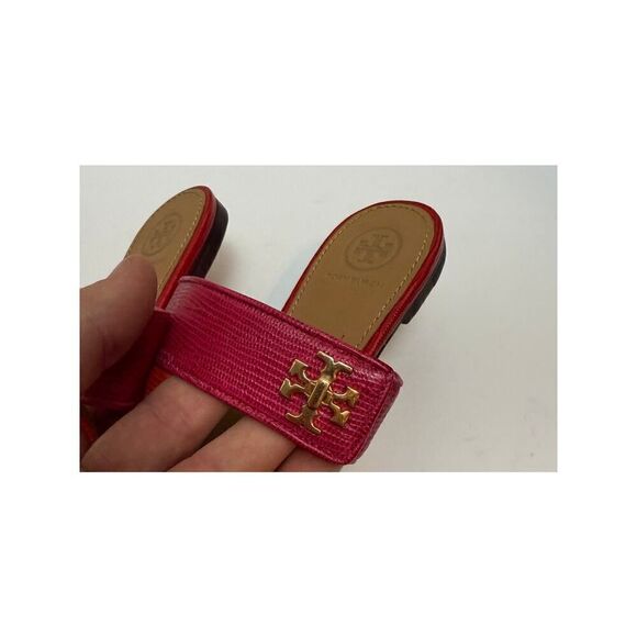 Tory Burch Pink Orange Kira Thong Sandals Sz. 7 - Picture 6 of 6